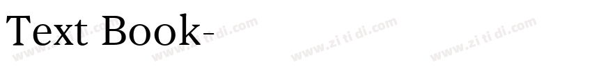 Text Book字体转换